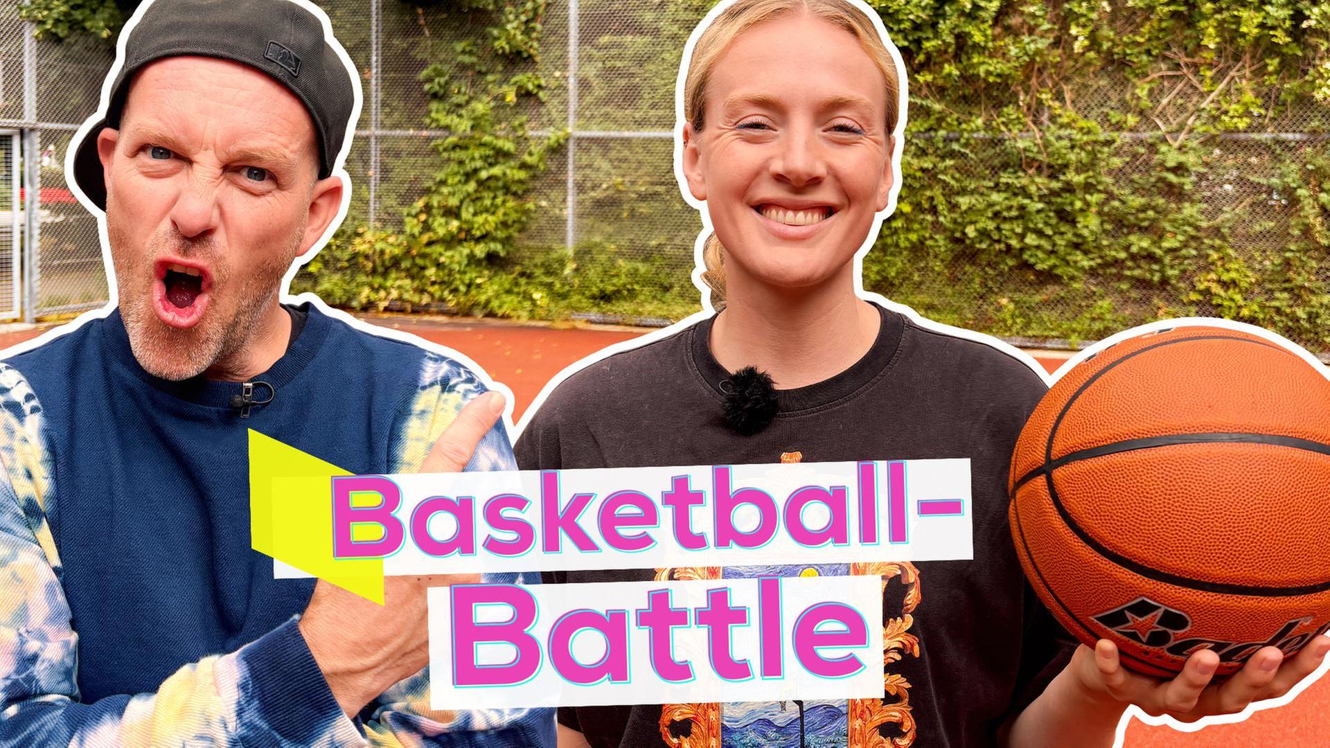 Basketball mit Nationalspielerin Marie Gülich