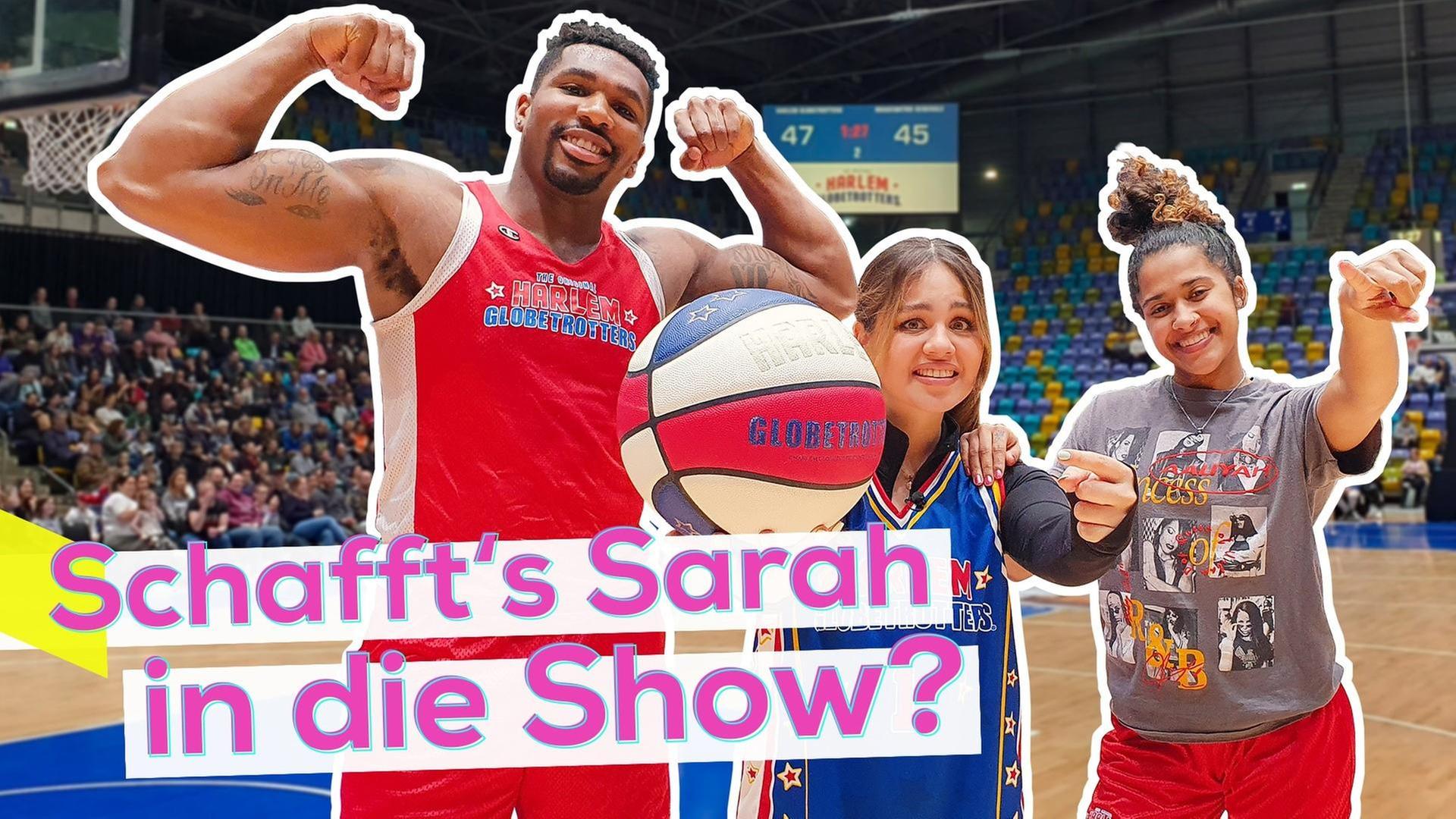 Basketball-Tricks mit The Harlem Globetrotters