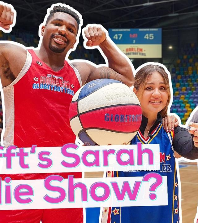 Basketball-Tricks mit The Harlem Globetrotters