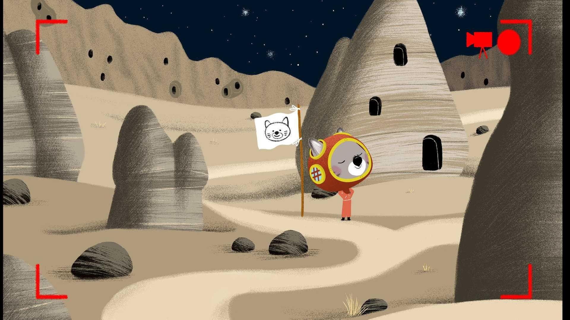 Chavapa auf dem Mond