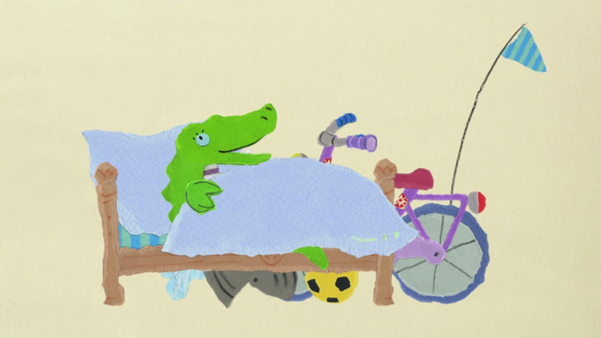 Das Krokodil möchte kuscheln