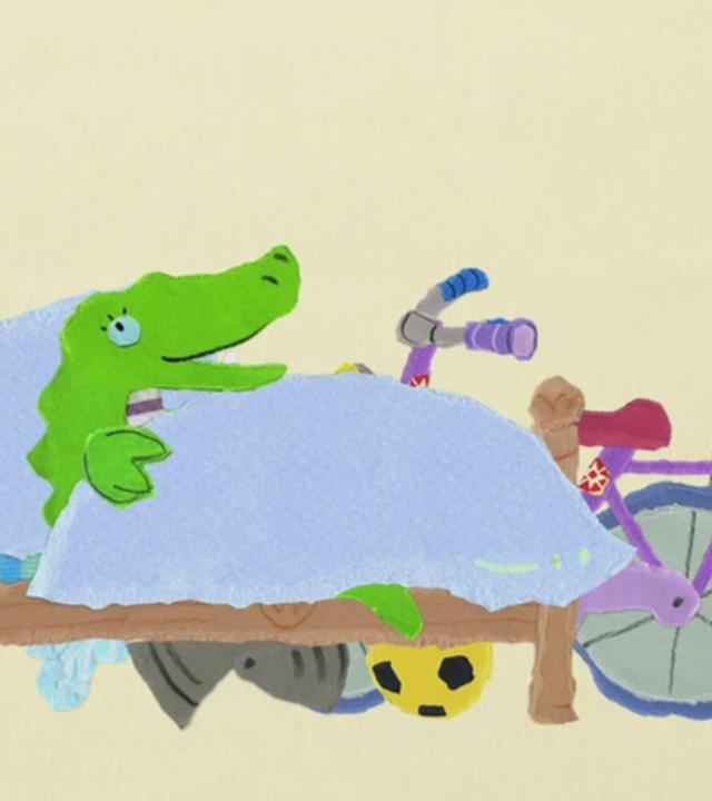 Das Krokodil möchte kuscheln