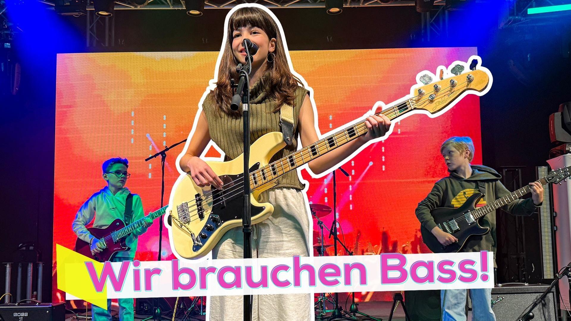 Dein Hobby: Bassistin in einer Band