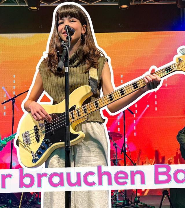 Dein Hobby: Bassistin in einer Band