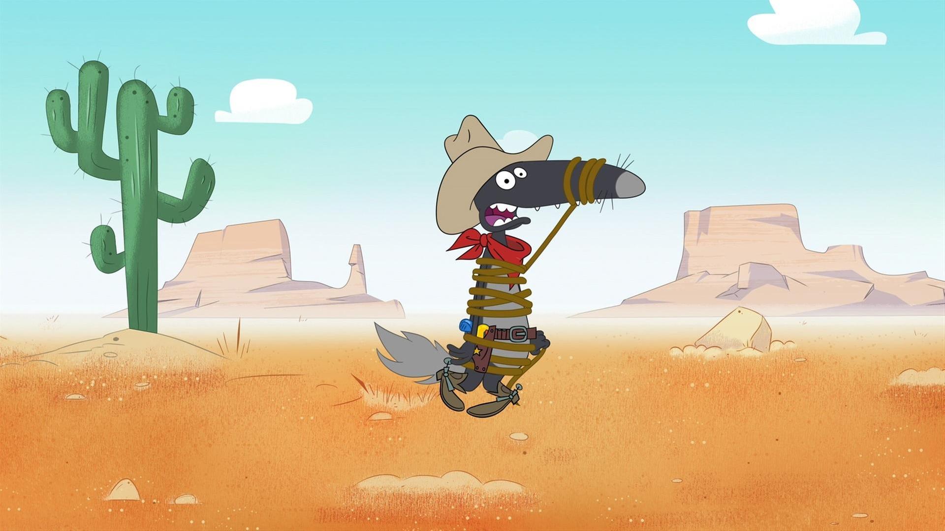 Der Wolf, der ein Cowboy sein wollte