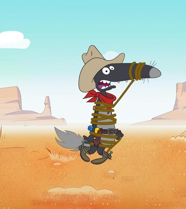 Der Wolf, der ein Cowboy sein wollte