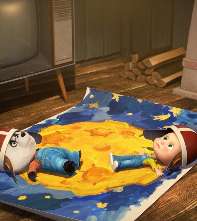 Die ersten Kinder auf dem Mond