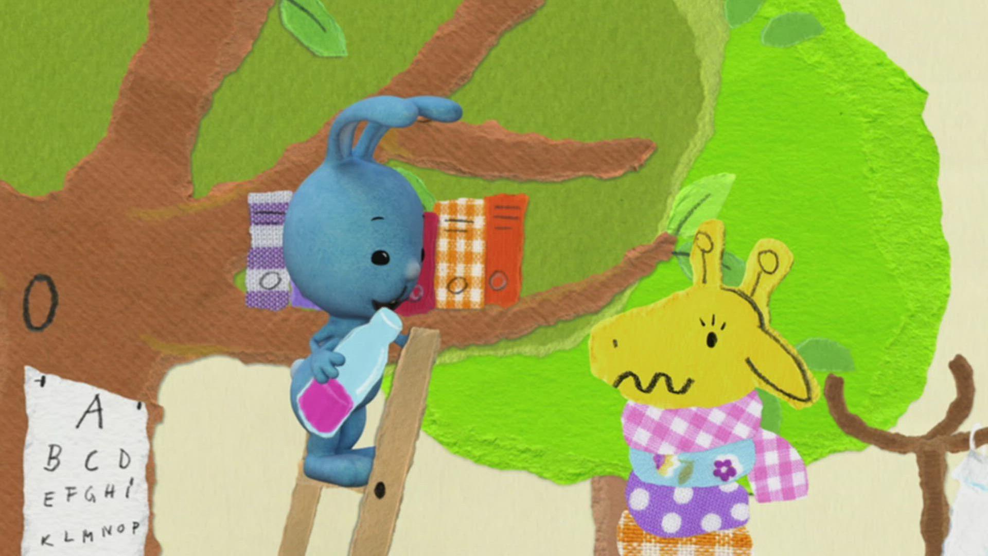 Die Giraffe ist krank