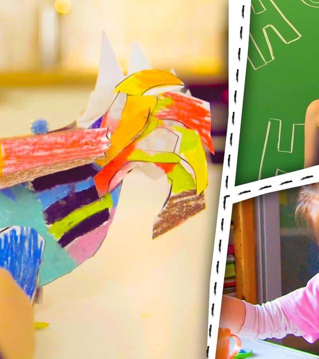 Die Hühner sind los! Wir basteln und malen Hühner