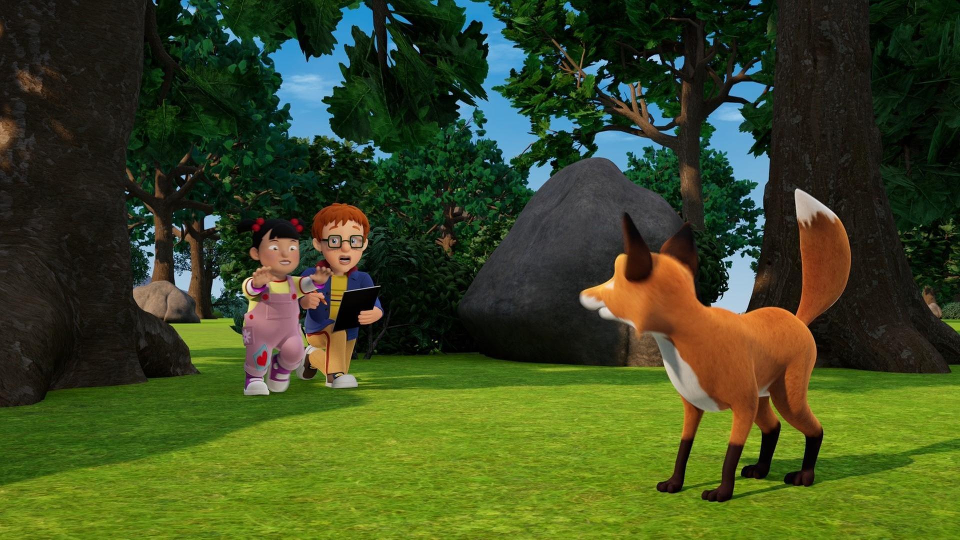 Die Wildtier-Zeichnung