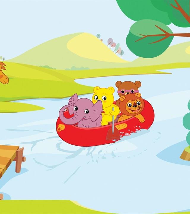 Ein Schlauchboot außer Puste