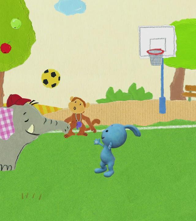 Fangen und Fußball spielen