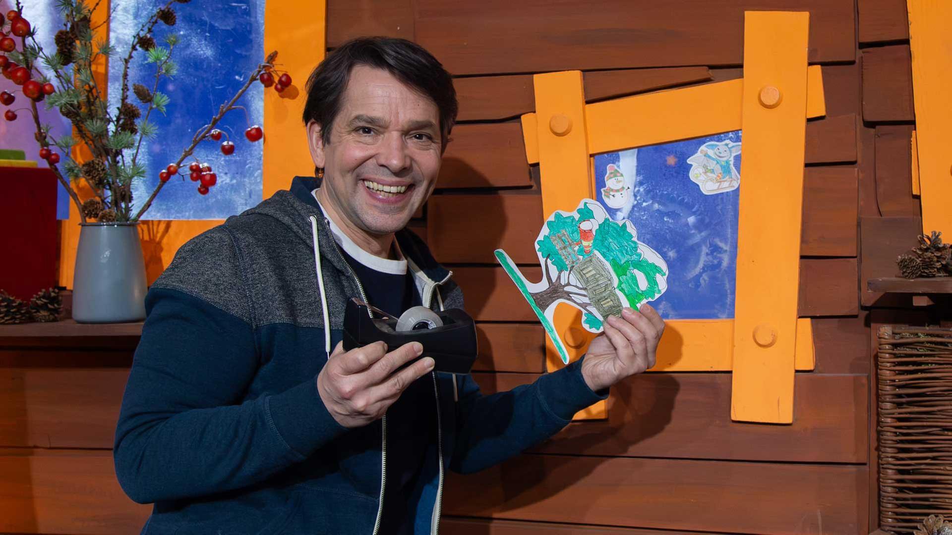 Fensterbild im Winter basteln bei MACH MiT! - Freitag