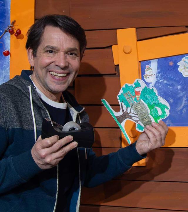 Fensterbild im Winter basteln bei MACH MiT! - Freitag