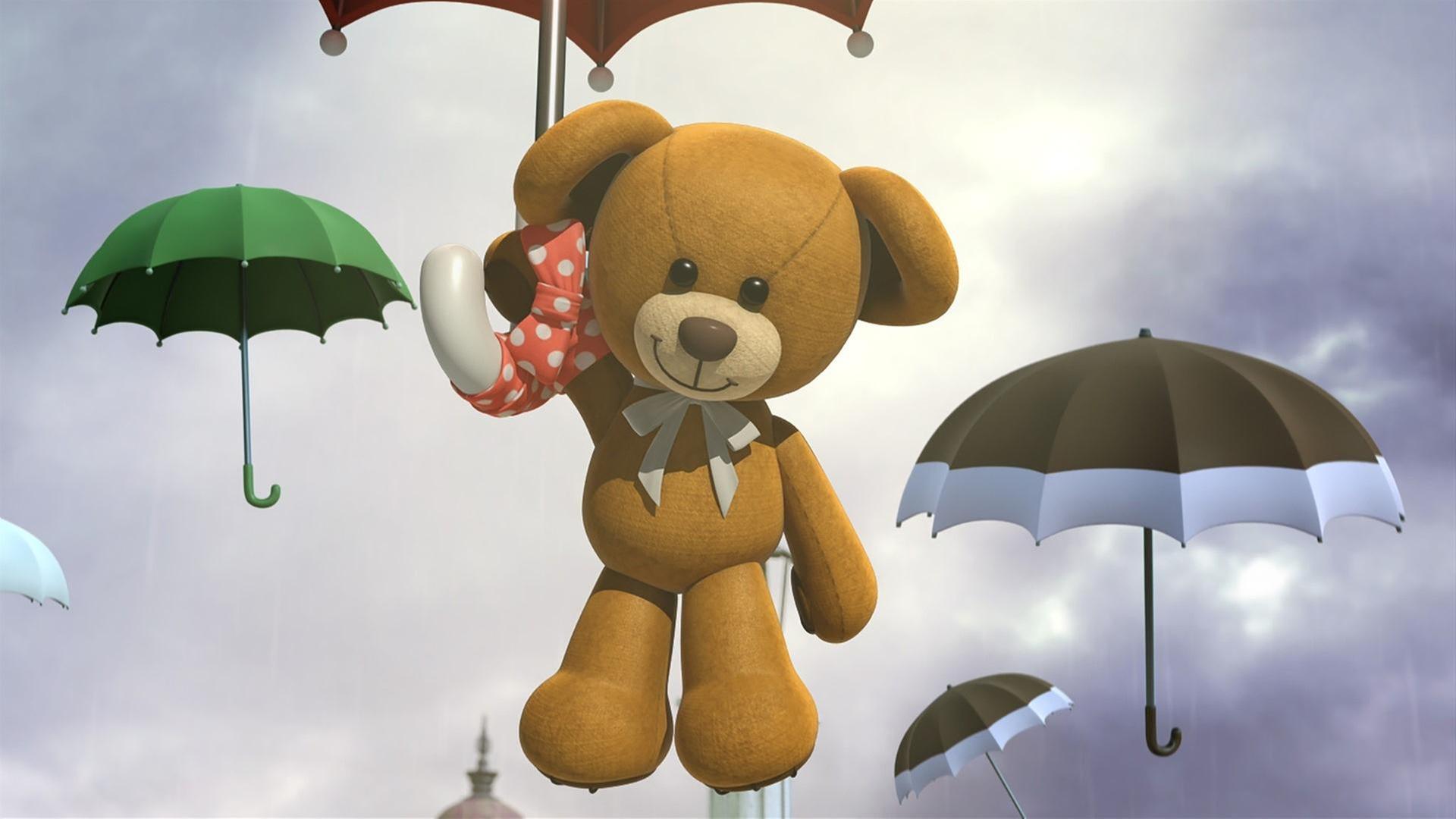 Fliegender Teddybär
