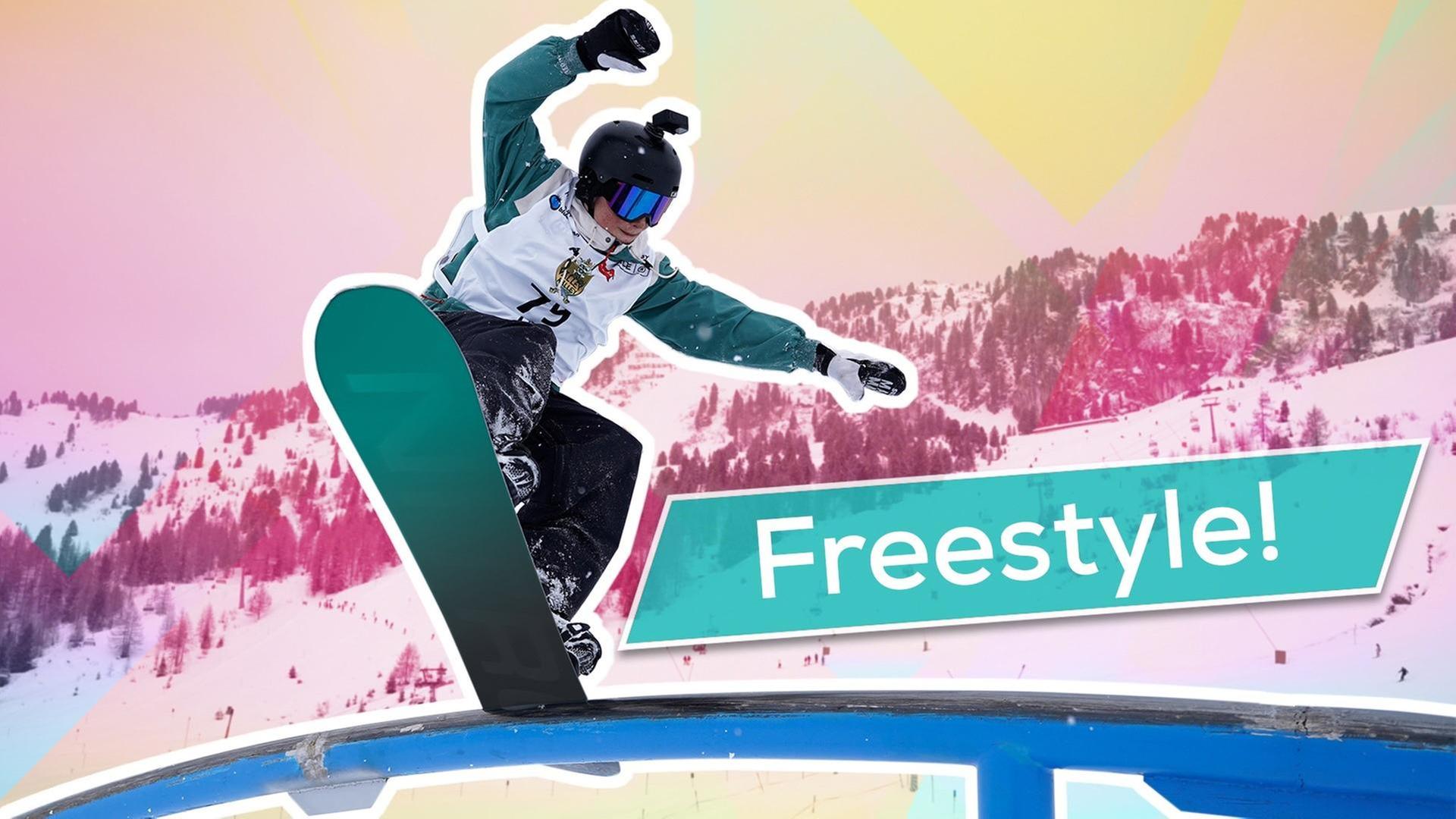 Freestyle Snowboard bei der 