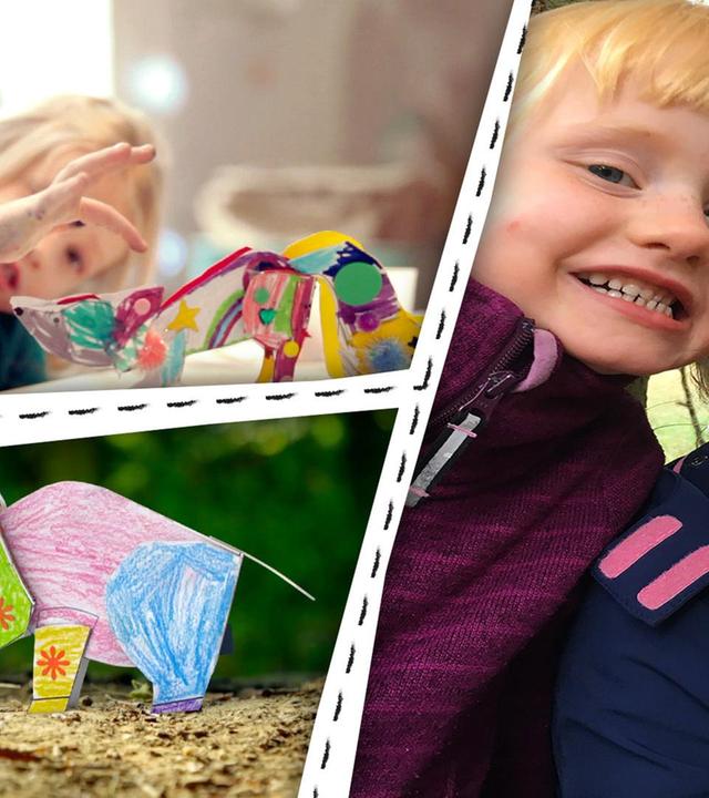 Fuchs, Wildschwein und Eichhörnchen - Wir basteln Waldtiere