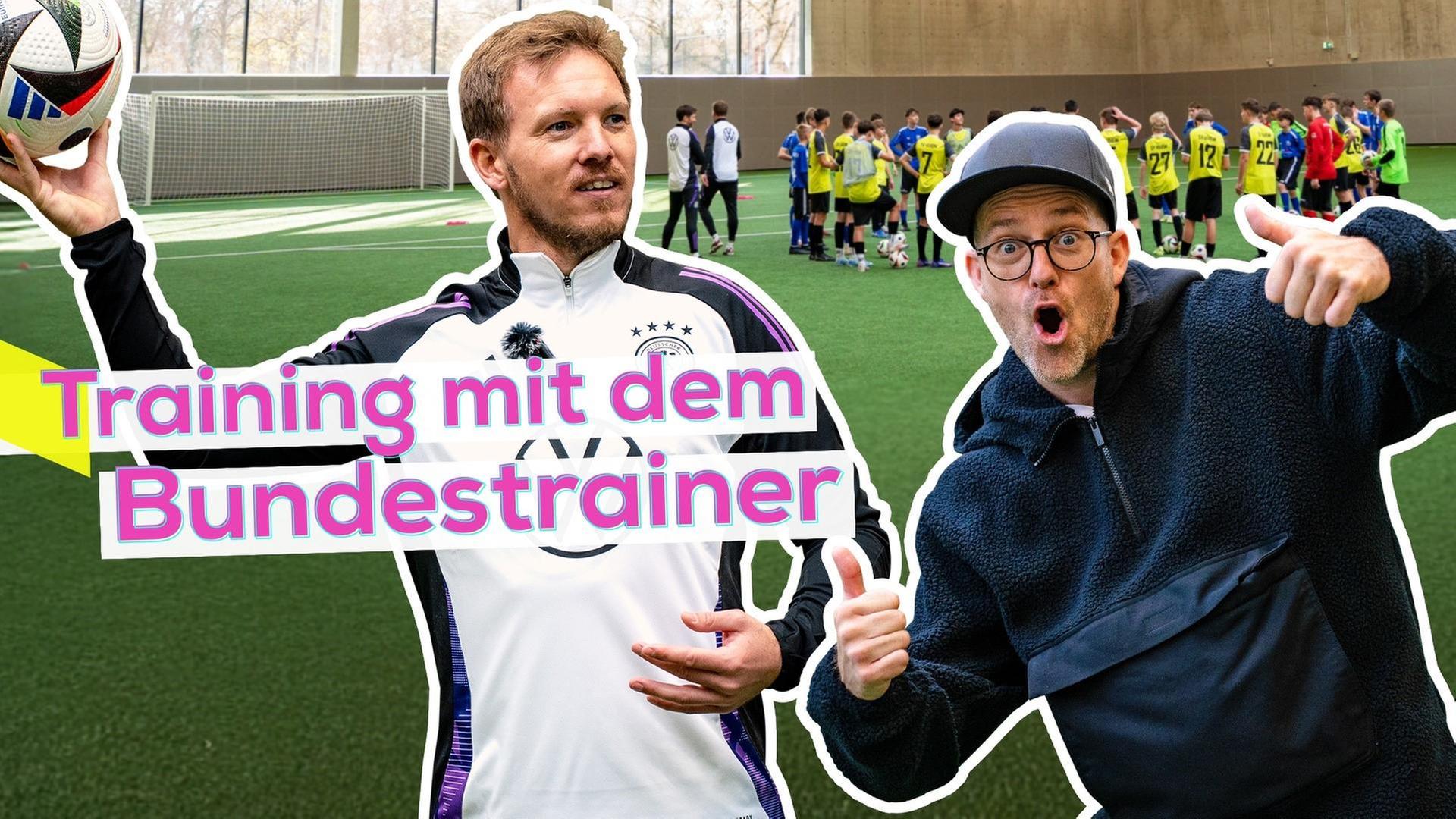 Fußballtraining mit Julian Nagelsmann