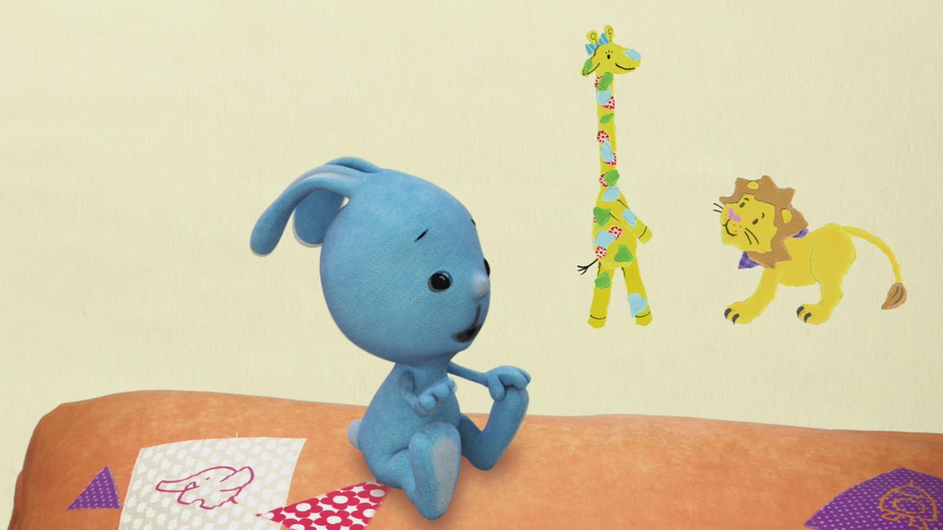 Giraffe Gerda und der Löwe