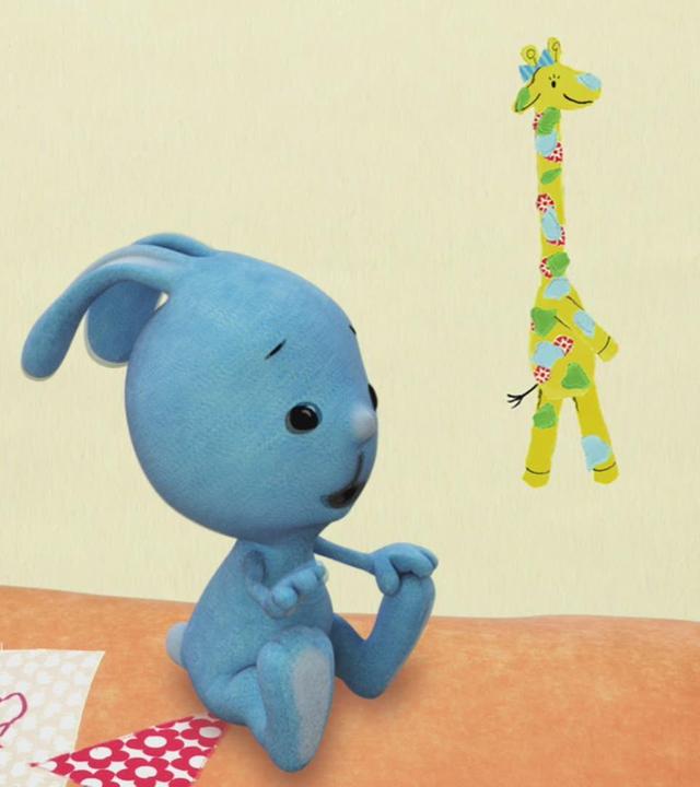Giraffe Gerda und der Löwe