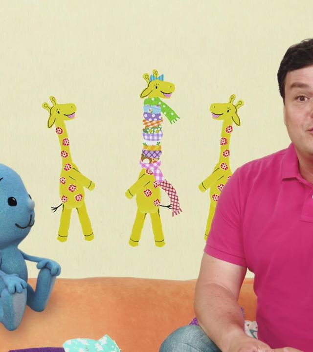 Giraffe Gerda wünscht sich einen Schal