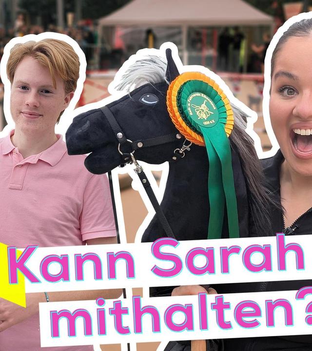 Hobby Horsing: Sarah reitet los