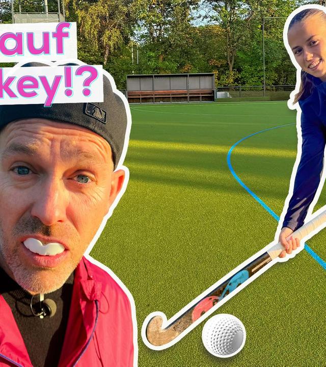 Hockey mit der Nationalspielerin
