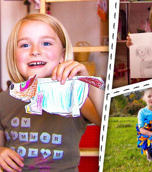 Hunde - Wir malen und basteln Hunde und ein Schnüffelkissen