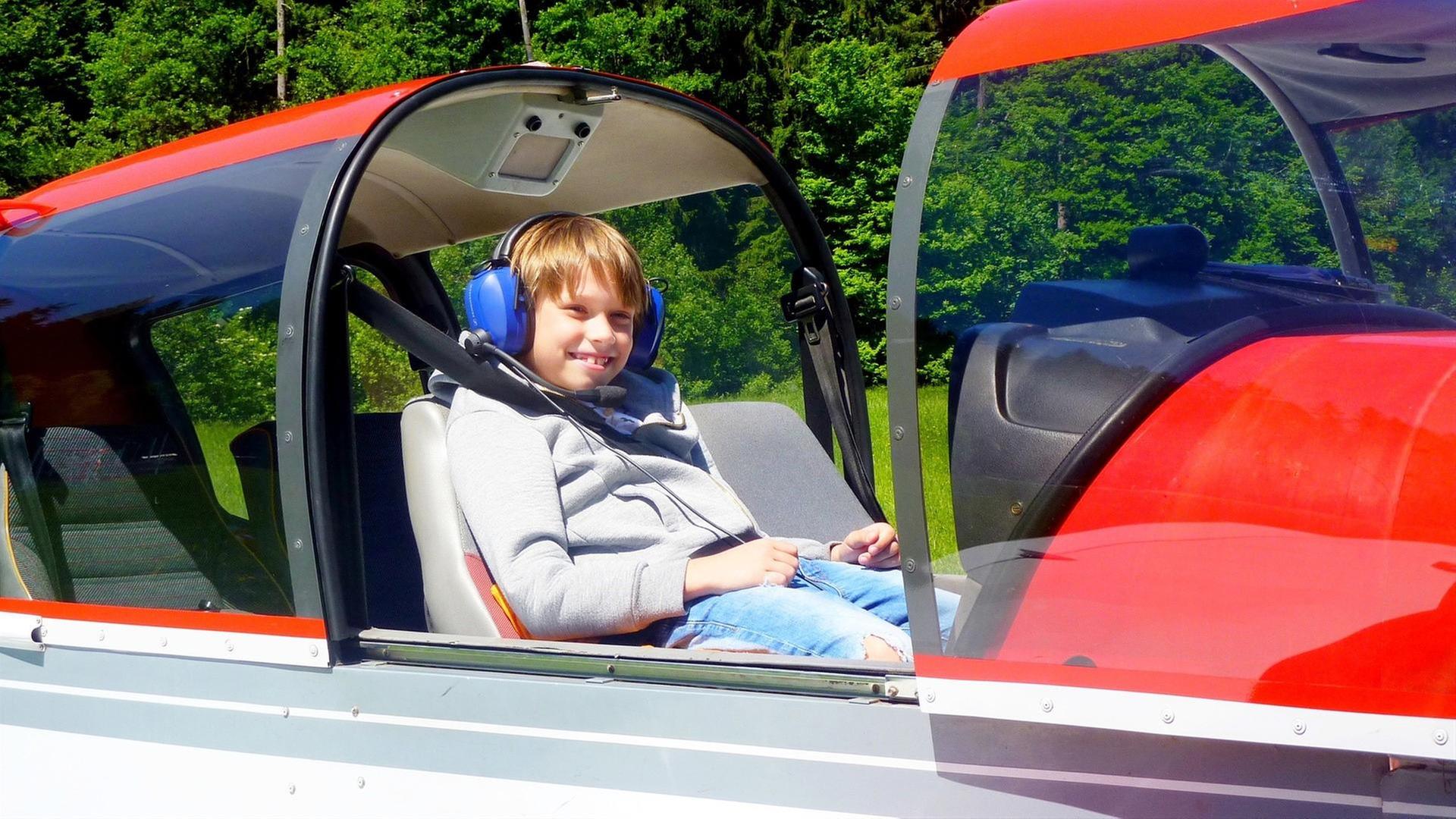 Ian und der Flieger