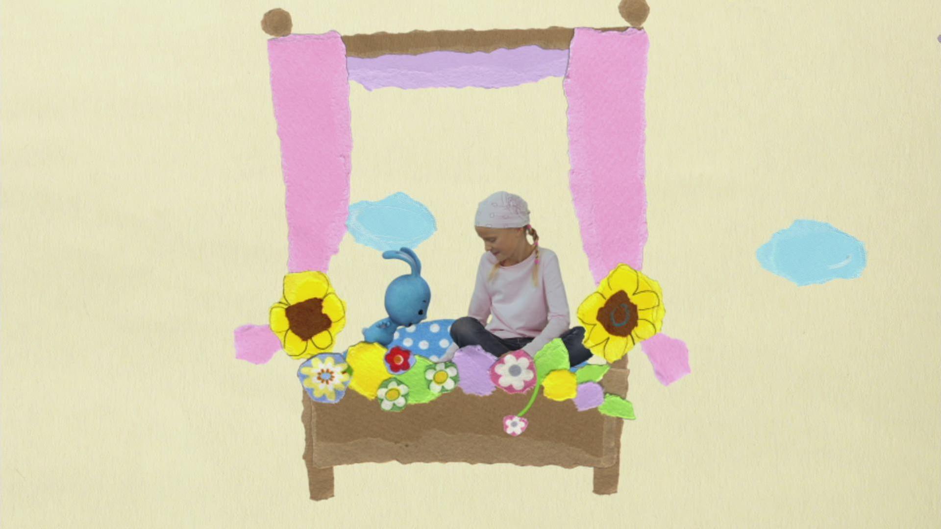 Im Blumenbett durch die Luft