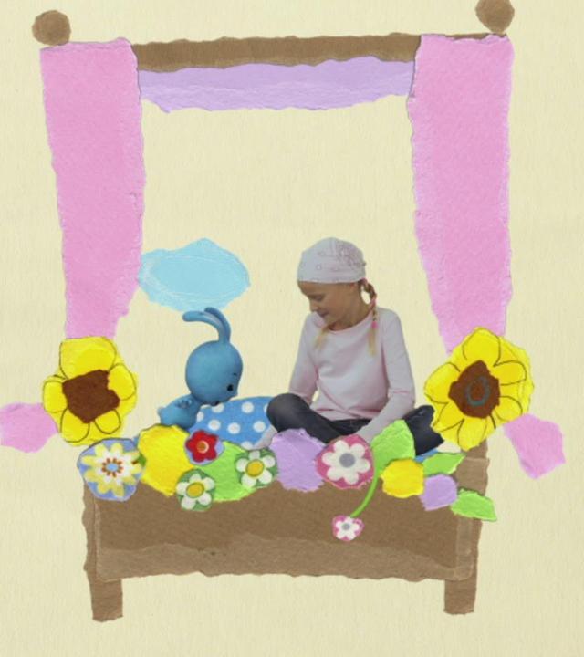 Im Blumenbett durch die Luft