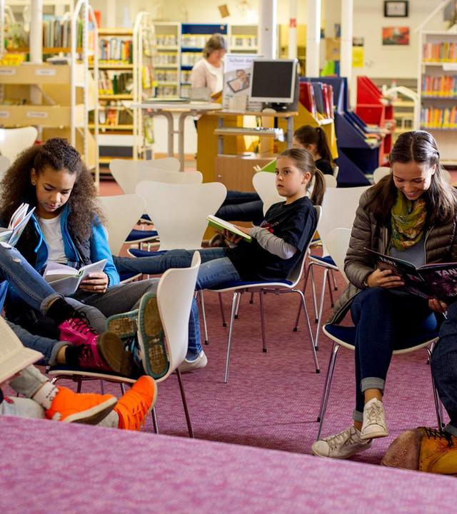 In der Bibliothek