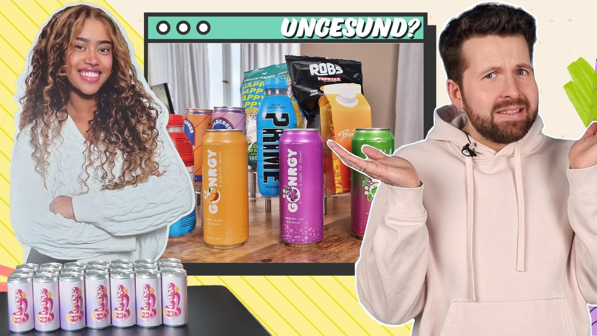 Influencer und Junkfood