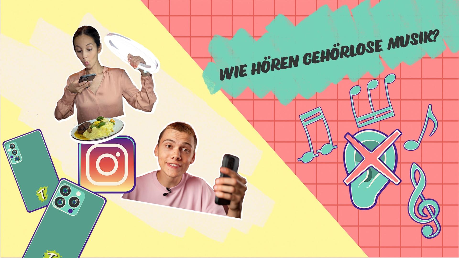 Instagram und gehörlos Musik erleben