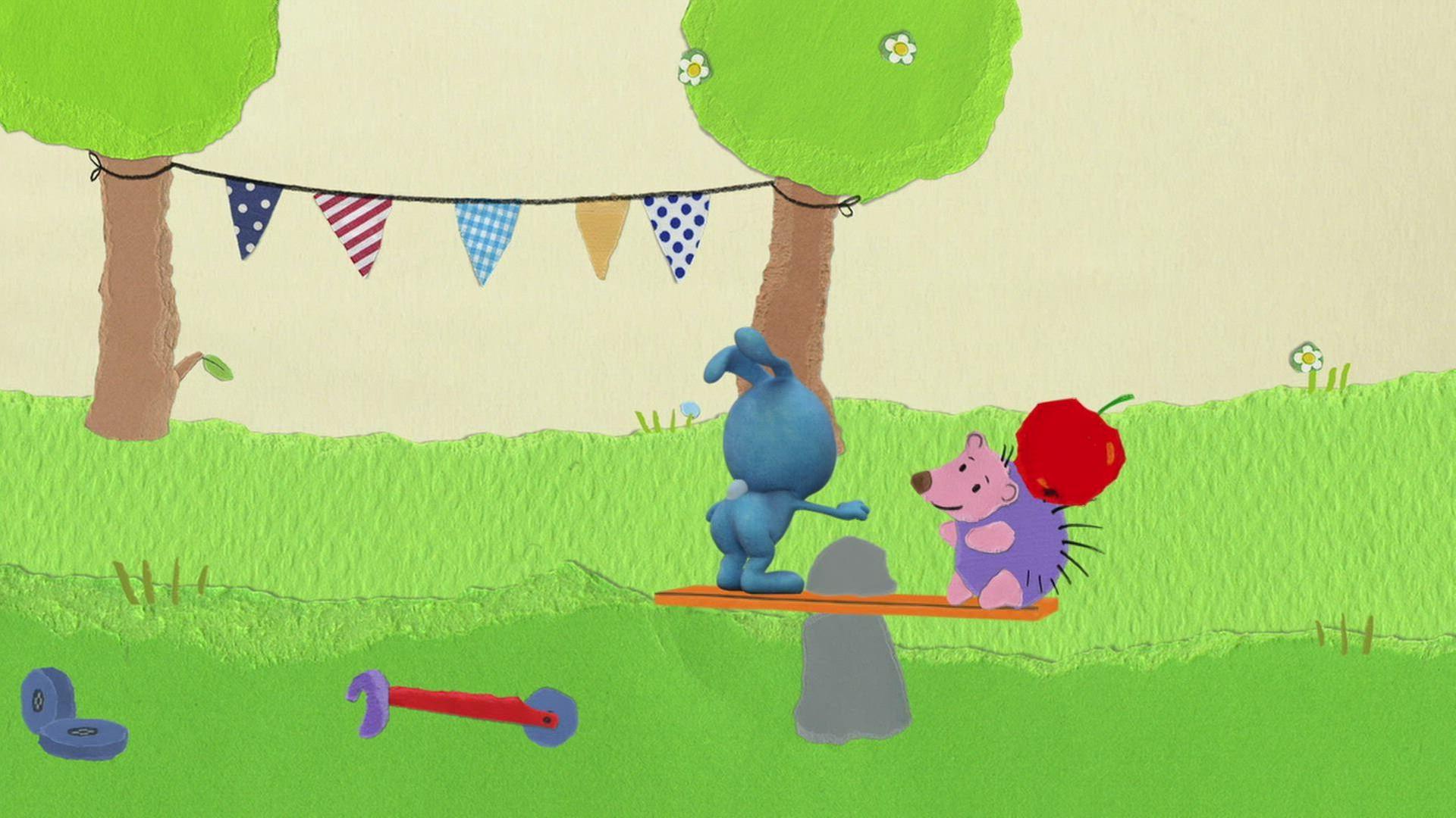 Kikaninchen baut ein Karusell