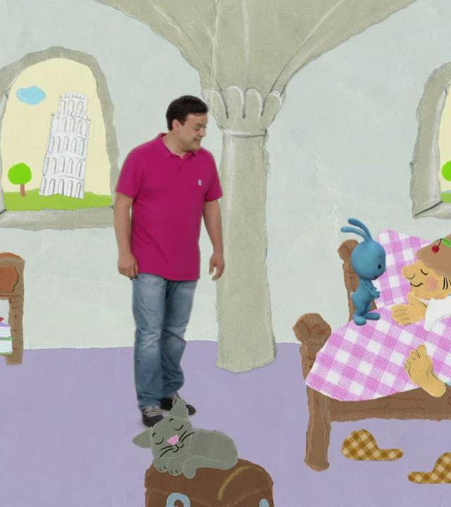 Kikaninchen singt "Bruder Jacob" auf Italienisch