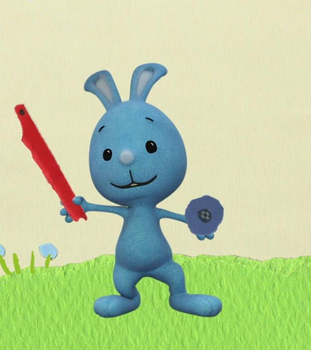 Kikaninchen spielt Baseball