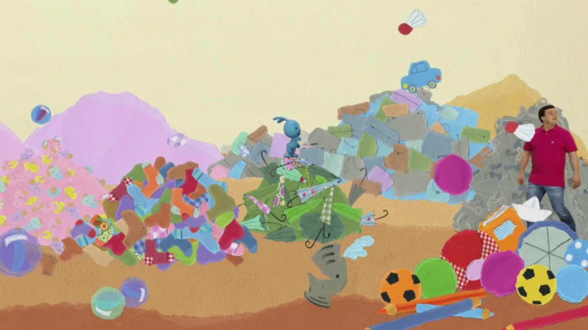 Kikaninchen sucht die Gießkannentrompete