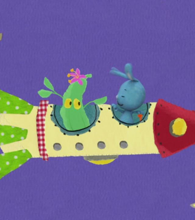 Kikaninchen trifft ein Pflanzenalien