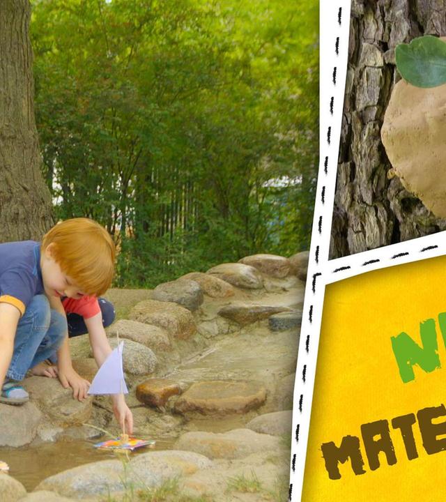 Korkenboot und Baumgesichter - Basteln mit Naturmaterialien