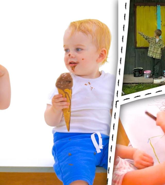 Lecker Eis: Wir essen und malen Eis und bauen eine Eisdiele