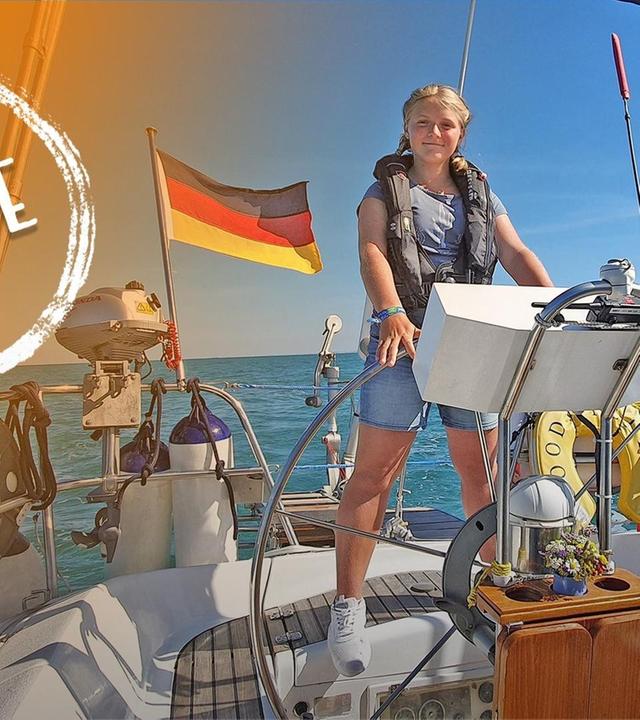 Luise segelt übers Meer