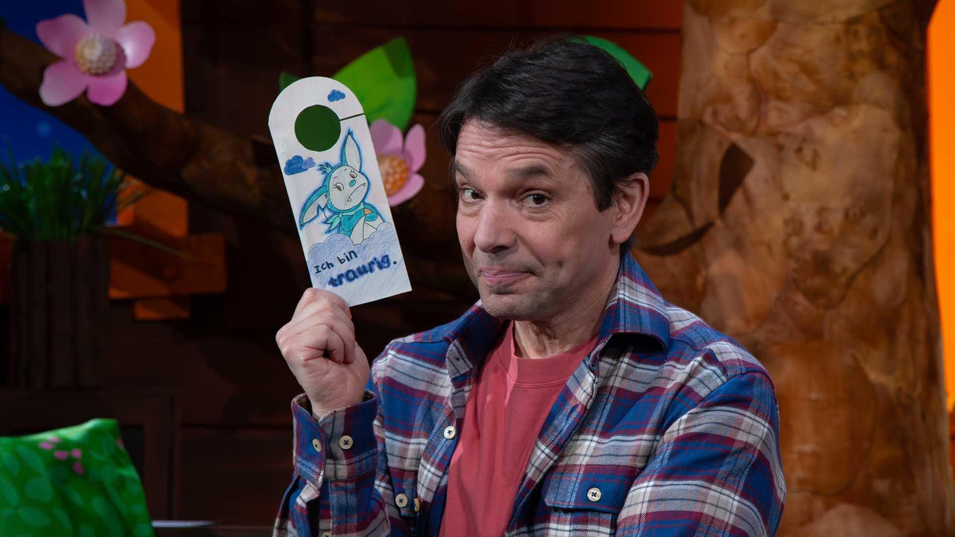 MACH MiT! Türschild basteln - Traurigkeit zeigen