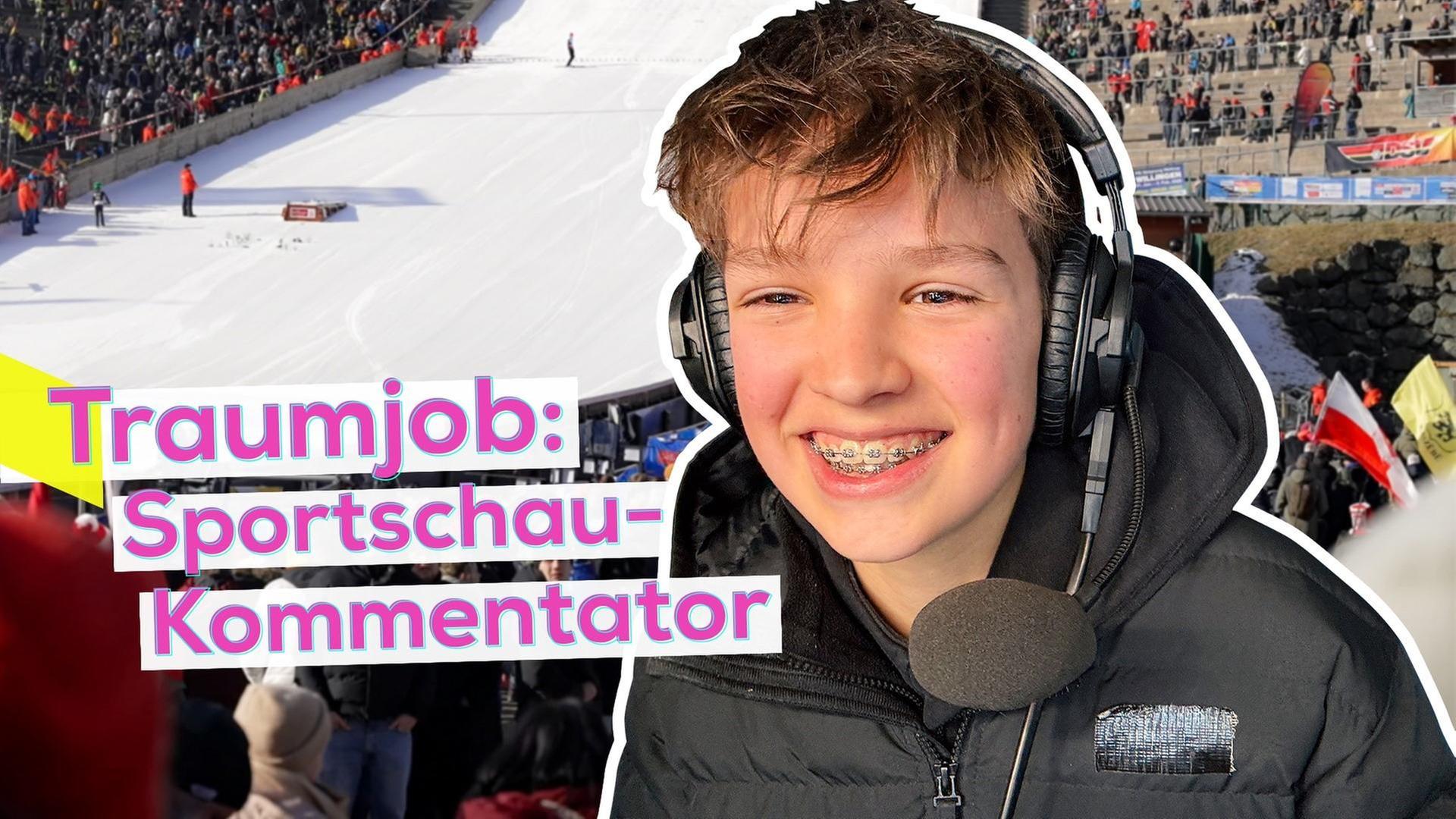 Maxis Tag als Skisprung-Kommentator