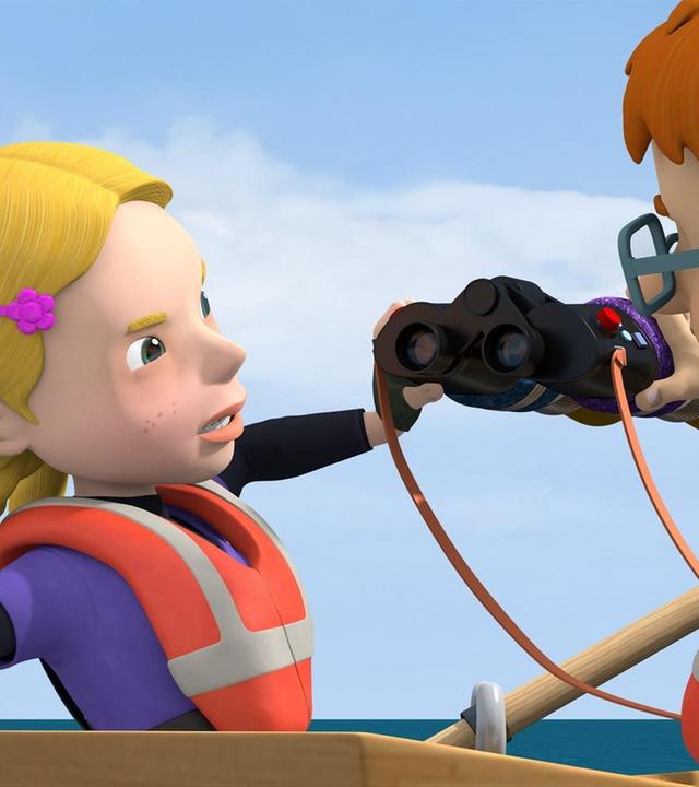 Meeresschildkröte in Not