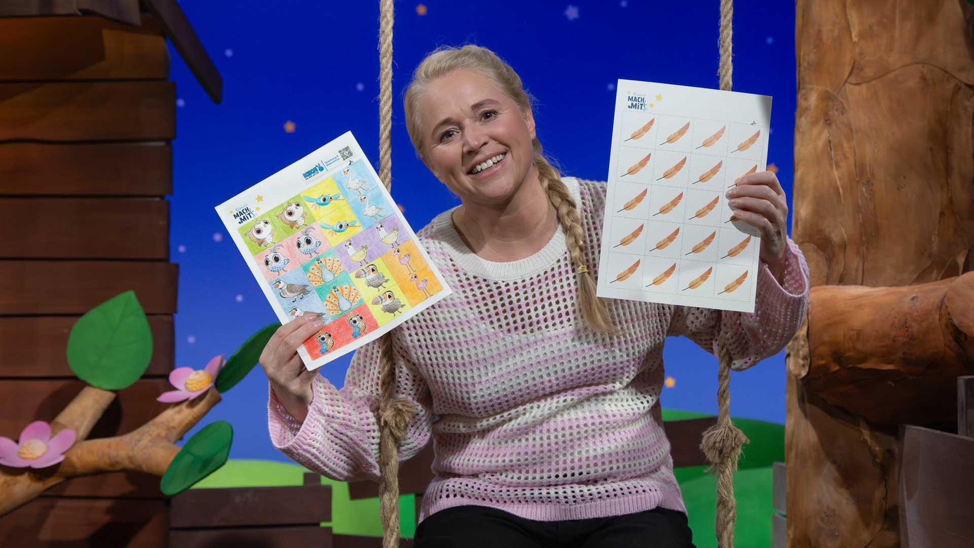 Memo spielen mit Odo bei MACH MiT! - Der Papagei