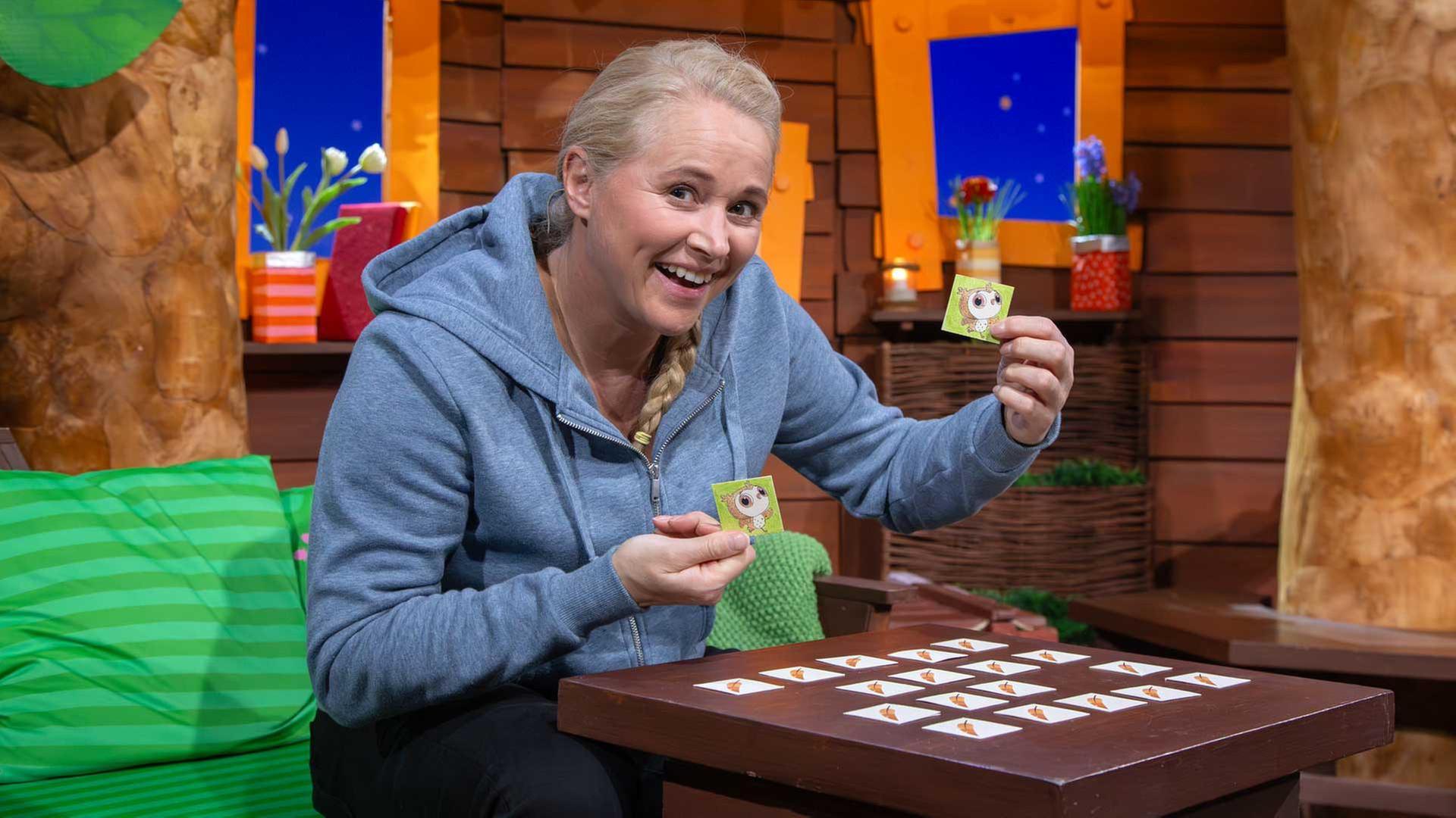 Memo spielen mit Odo bei MACH MiT! - Der Pfau