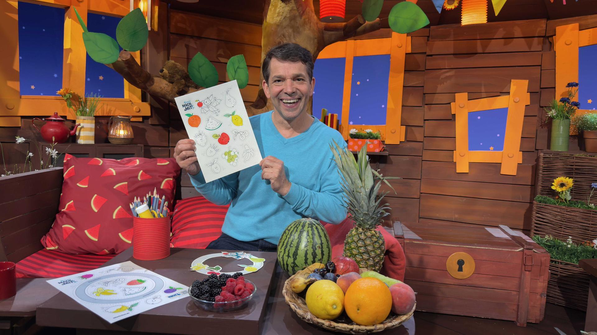 Obstkranz basteln bei MACH MiT!
