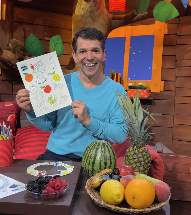 Obstkranz basteln bei MACH MiT!