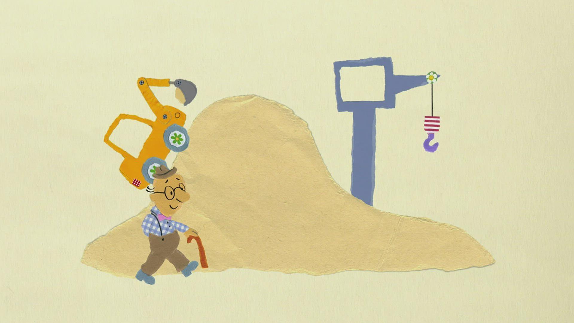 Opa Otto merkt sich Orte